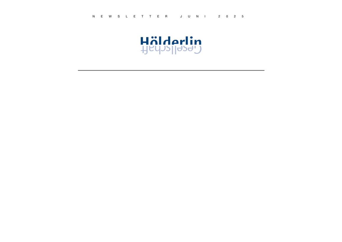 Newsletter Juni 2025