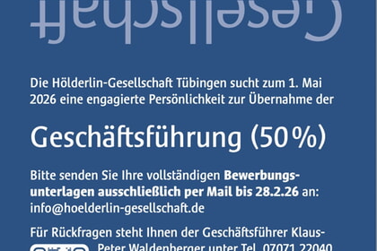 Stellenausschreibung Geschäftsführer