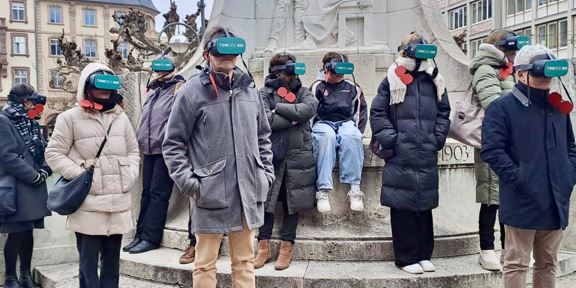 <p><strong>Lauffener Museumsteam auf Besichtigungsfahrt in Frankfurt</strong></p>